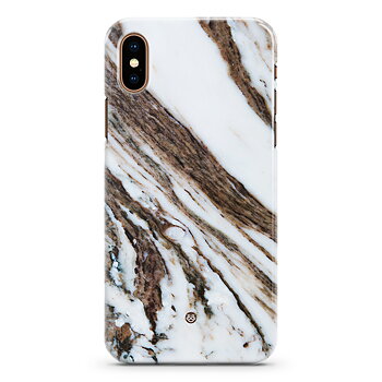 iPhone XS Max Premium Skal - Brown Marble