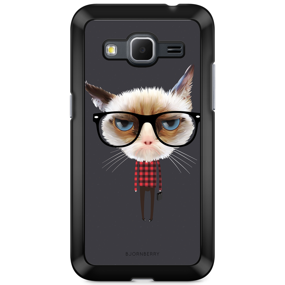 Samsung Galaxy Core Prime Case - Hipster Cat