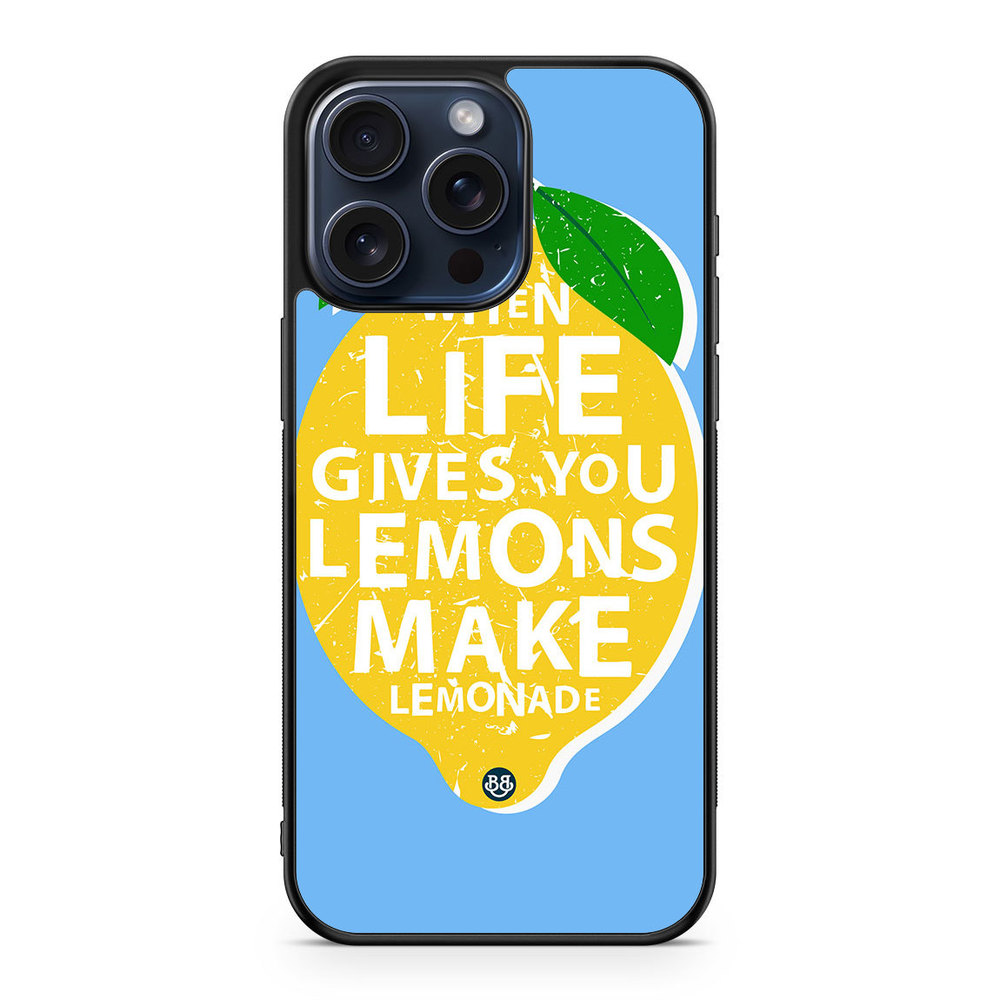 iPhone 15 Pro Max Case - Lemon Quote