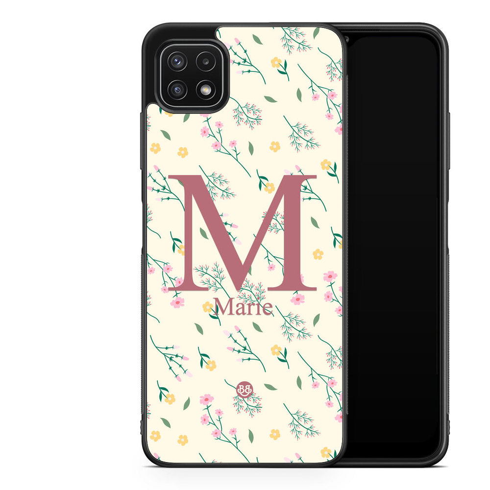 Samsung Galaxy A22 5G Custom Case - AWAKEN - Floral Elegance