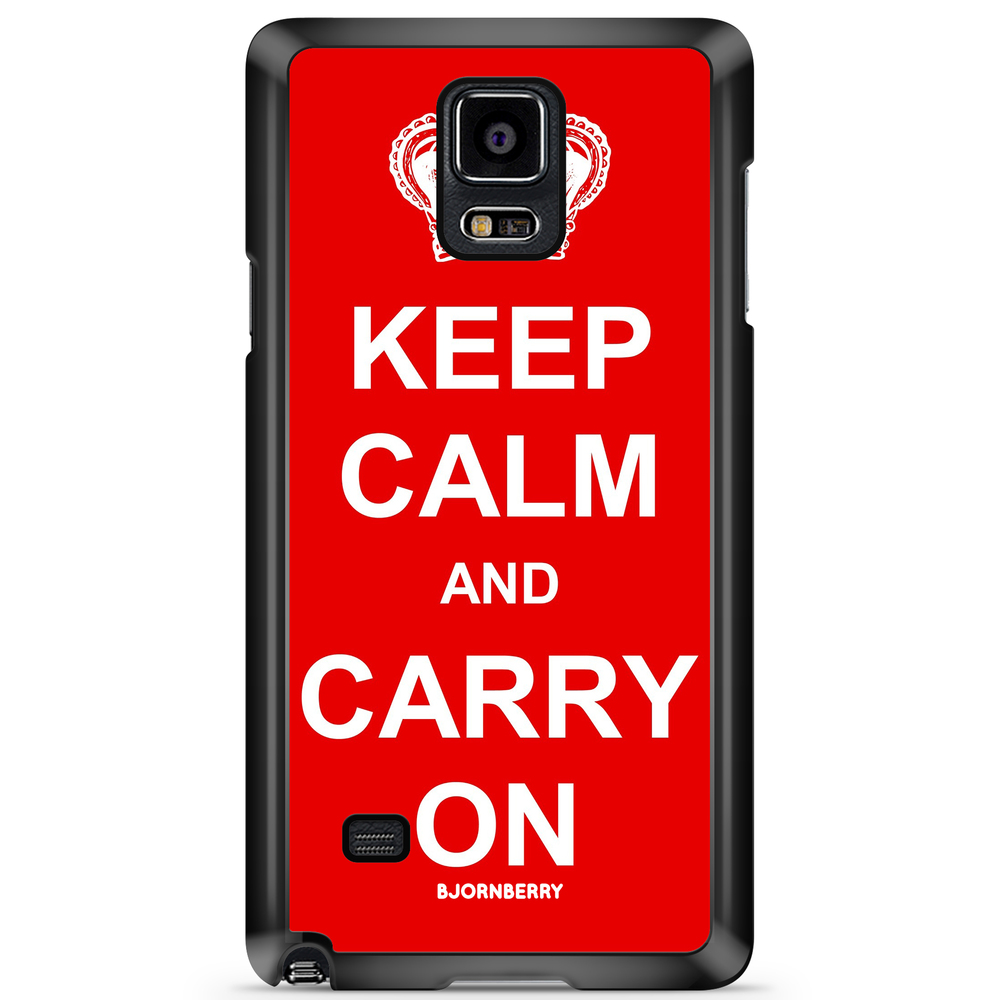 Samsung Galaxy Note 4 Case - Keep calm carry on