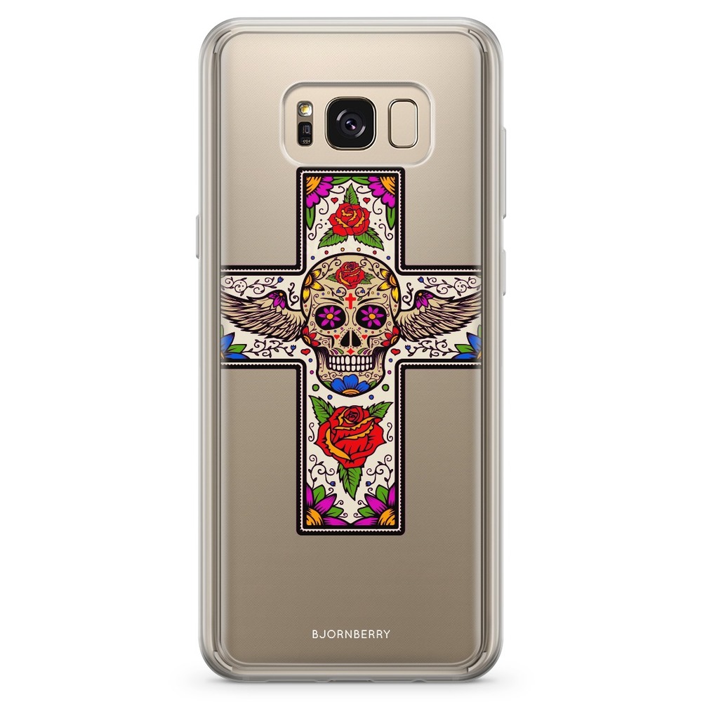 Samsung Galaxy S8 Plus Fashion Case - Skull Cross