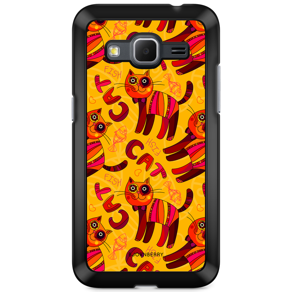 Samsung Galaxy Core Prime Case - Cat & Fish
