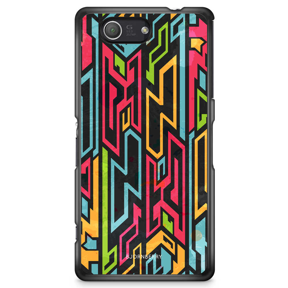 Sony Xperia Z3 Compact Case - Colored Tribal