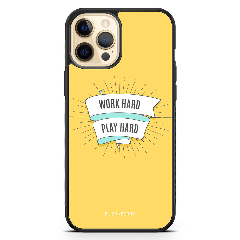 iPhone 12 Pro Max Case - Work hard play hard