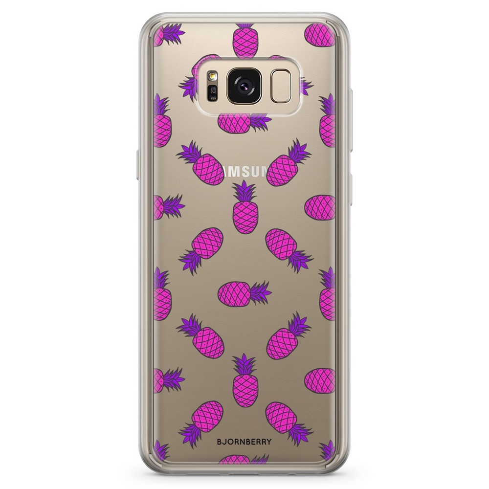 Samsung Galaxy S8 Plus Fashion Skal - Rosa Ananas
