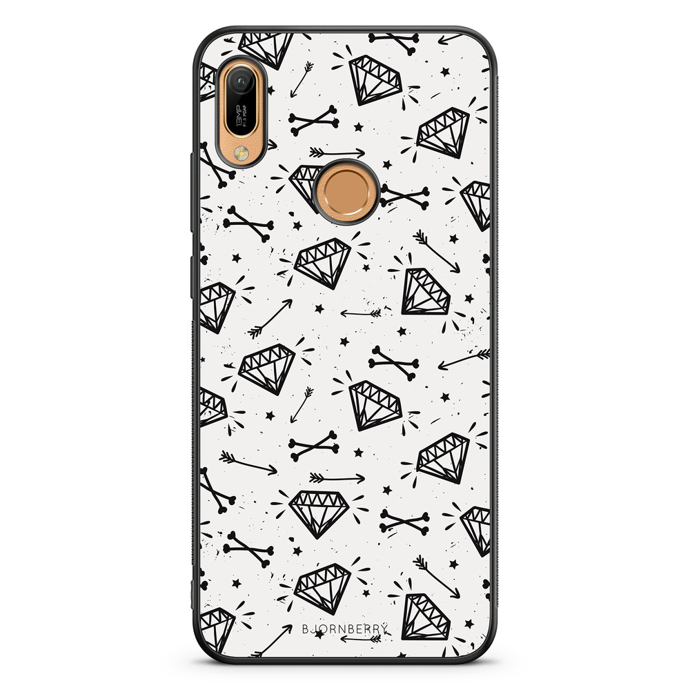 Huawei Y6 2019 Case - Diamond Pattern