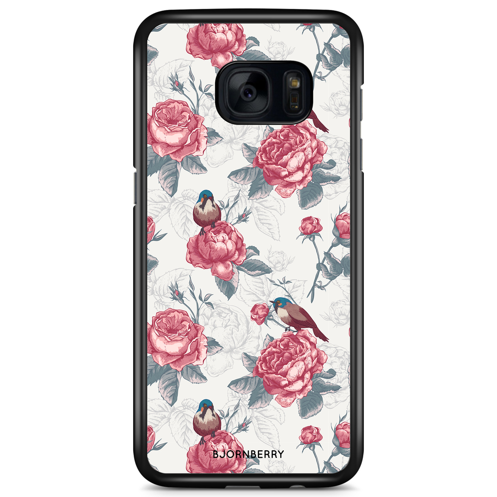 Samsung Galaxy S7 Case - Roses and Birds