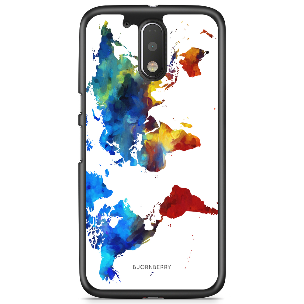 Moto G4/G4 Plus Case - World Map
