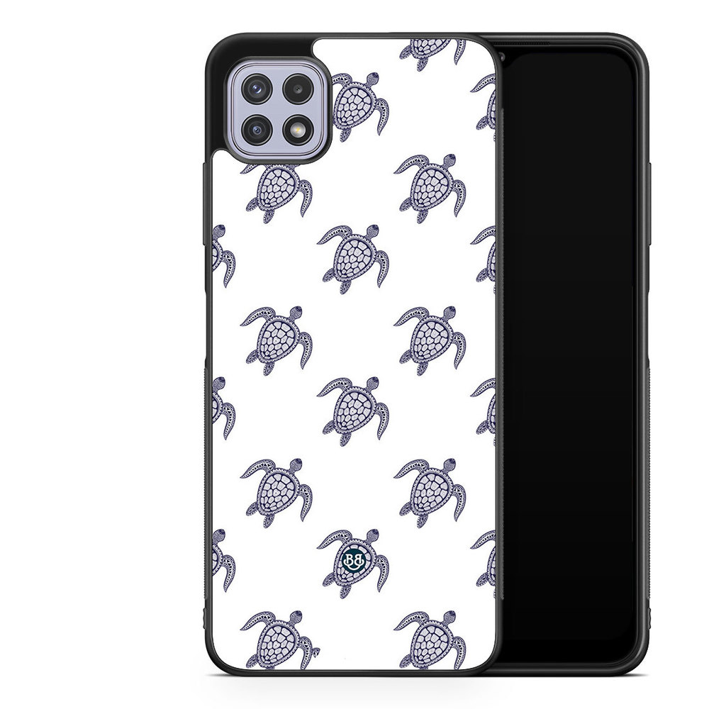 Samsung Galaxy A22 4G Case - Blue Turtles