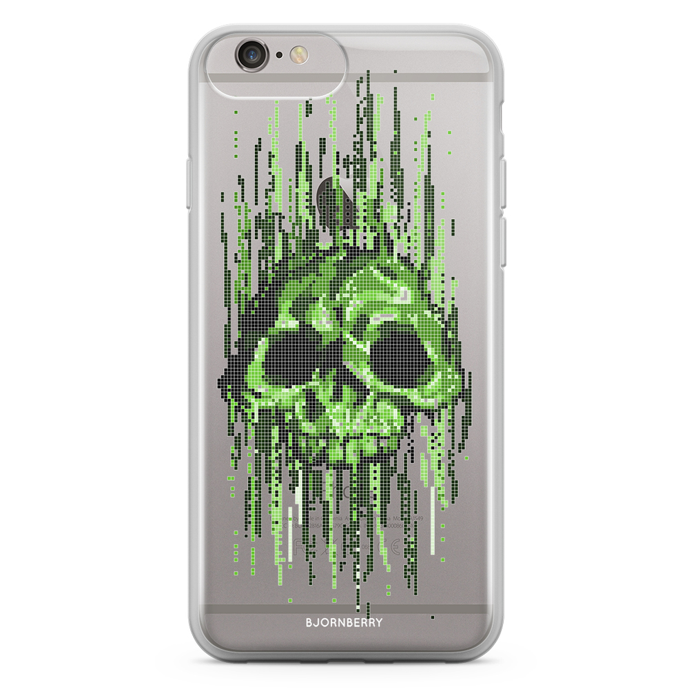 iPhone 6 Plus/6s Plus Fashion Case - Data Virus Skull