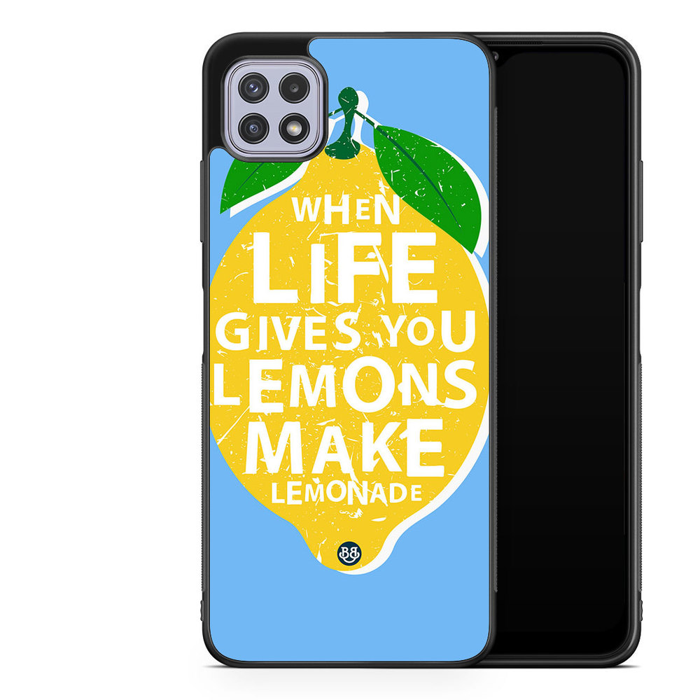 Samsung Galaxy A22 4G Case - Lemon Quote