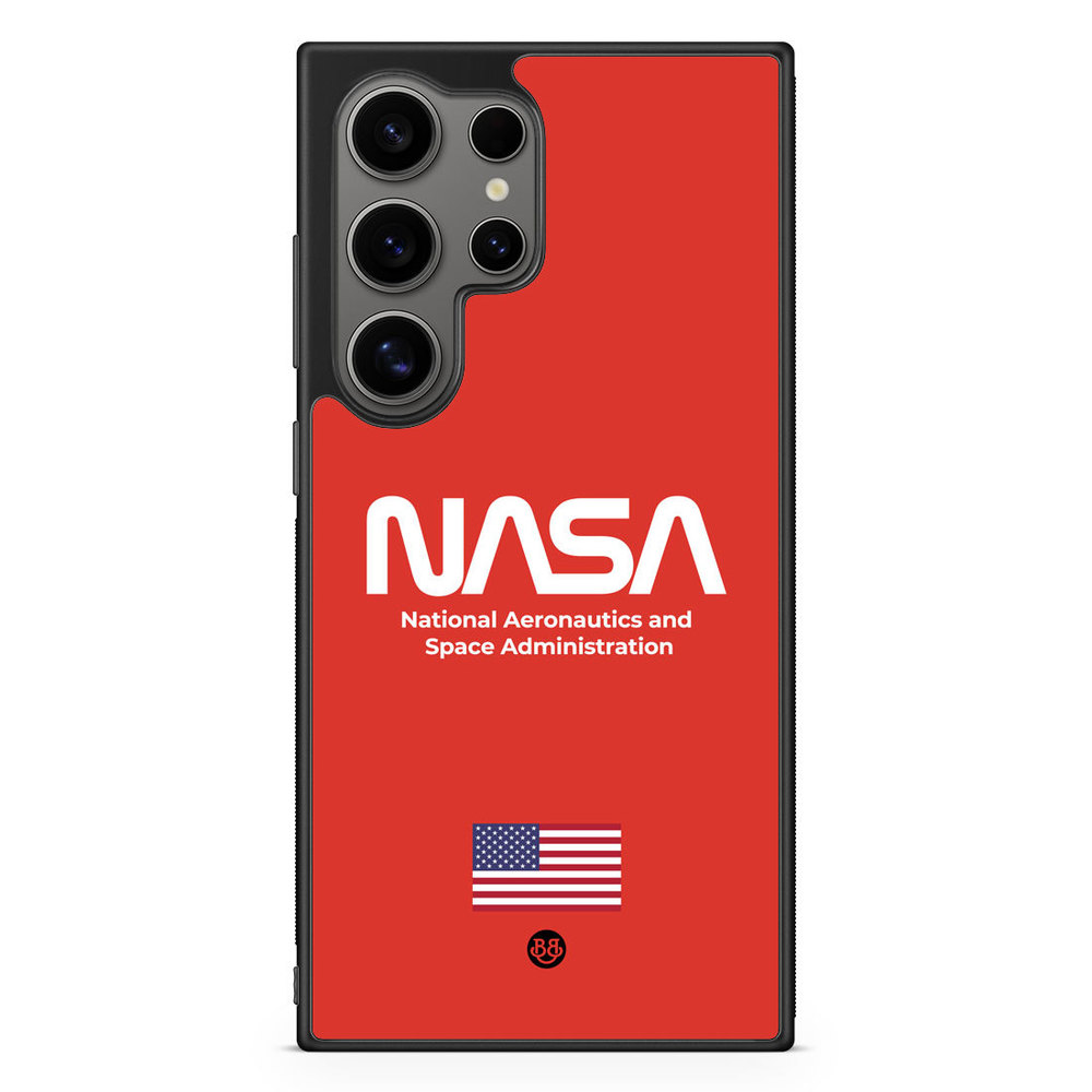Samsung Galaxy S24 Ultra Case - NASA Worm Red