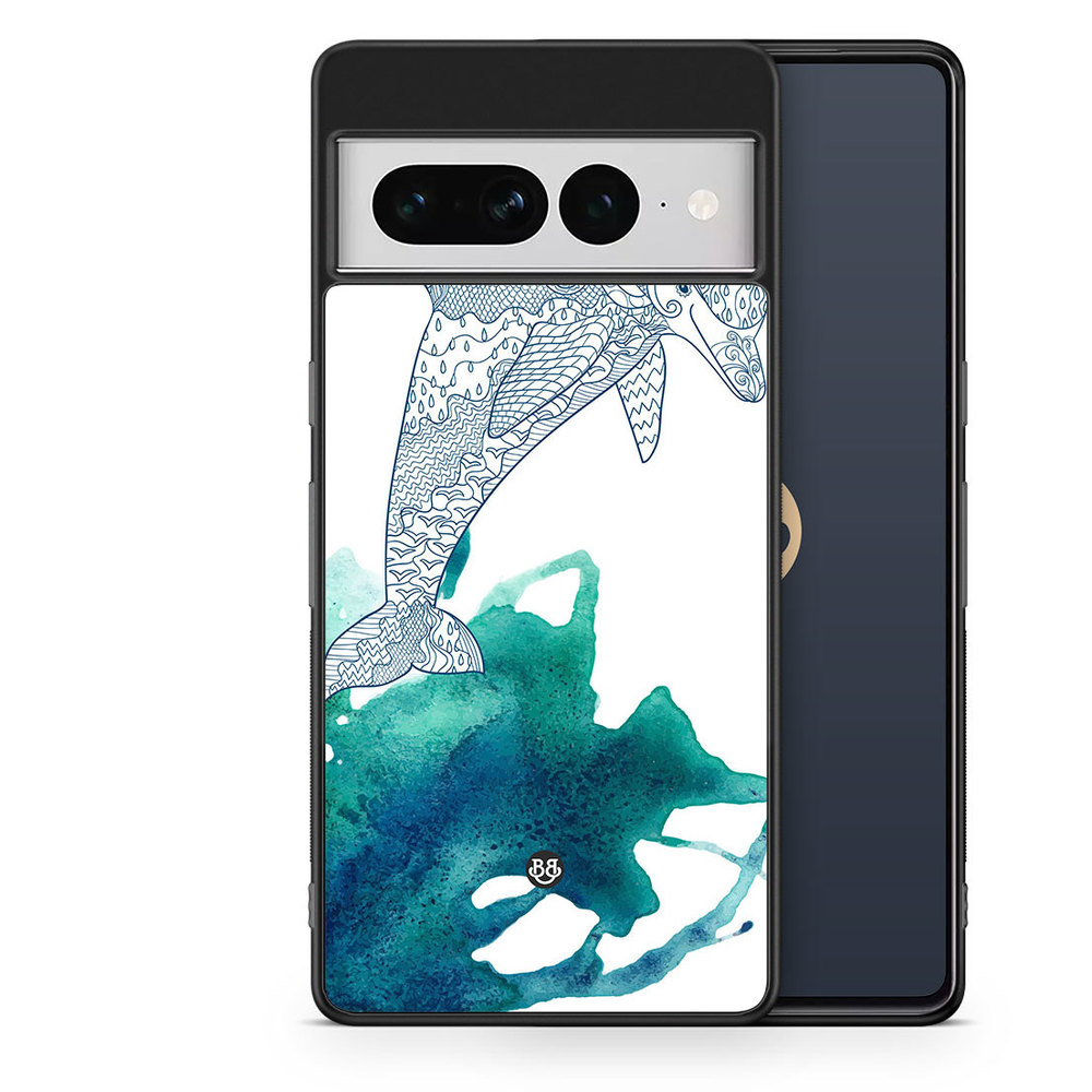 Google Pixel 7 Pro Case - Mandala Dolphin
