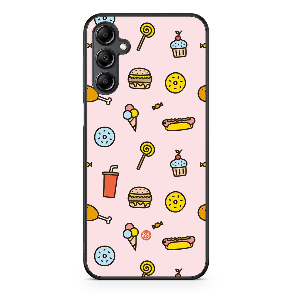 Samsung Galaxy A14 4G/5G Case - Junk food Pattern