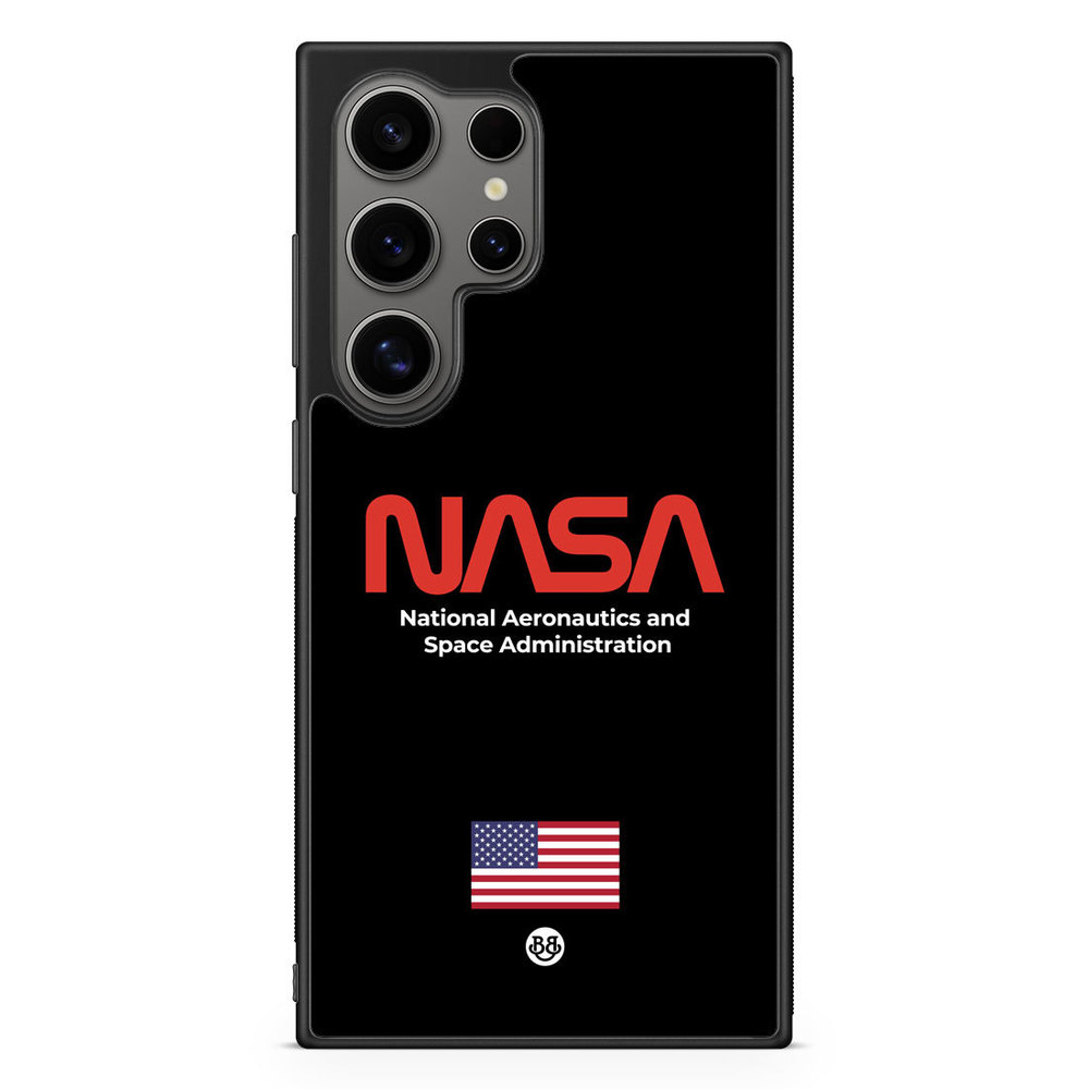 Samsung Galaxy S24 Ultra Skal - NASA Worm Svart