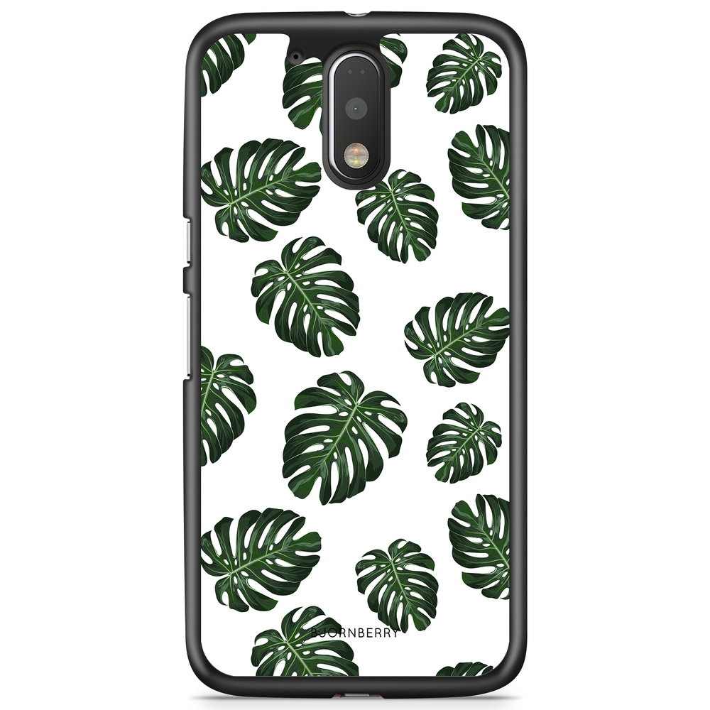 Moto G4/G4 Plus Case - Monstera Pattern