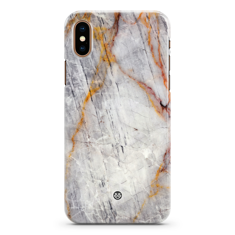 iPhone XS Max Premium Case - Gold and Grey