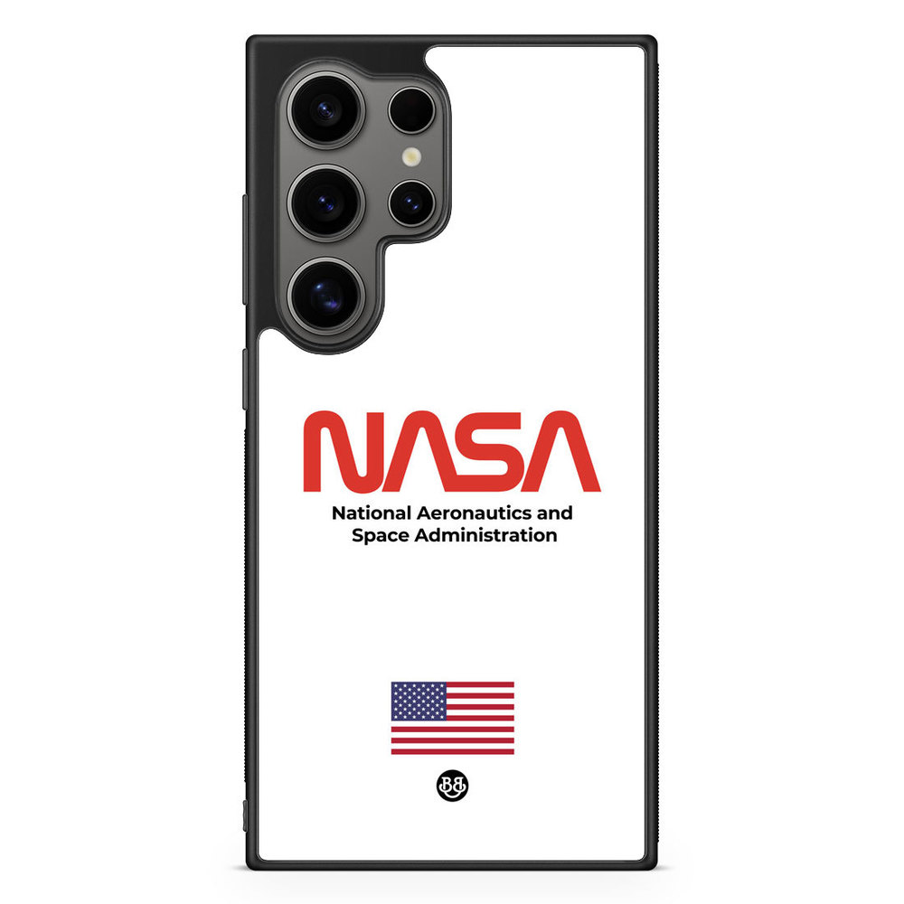 Samsung Galaxy S24 Ultra Case - NASA Worm White