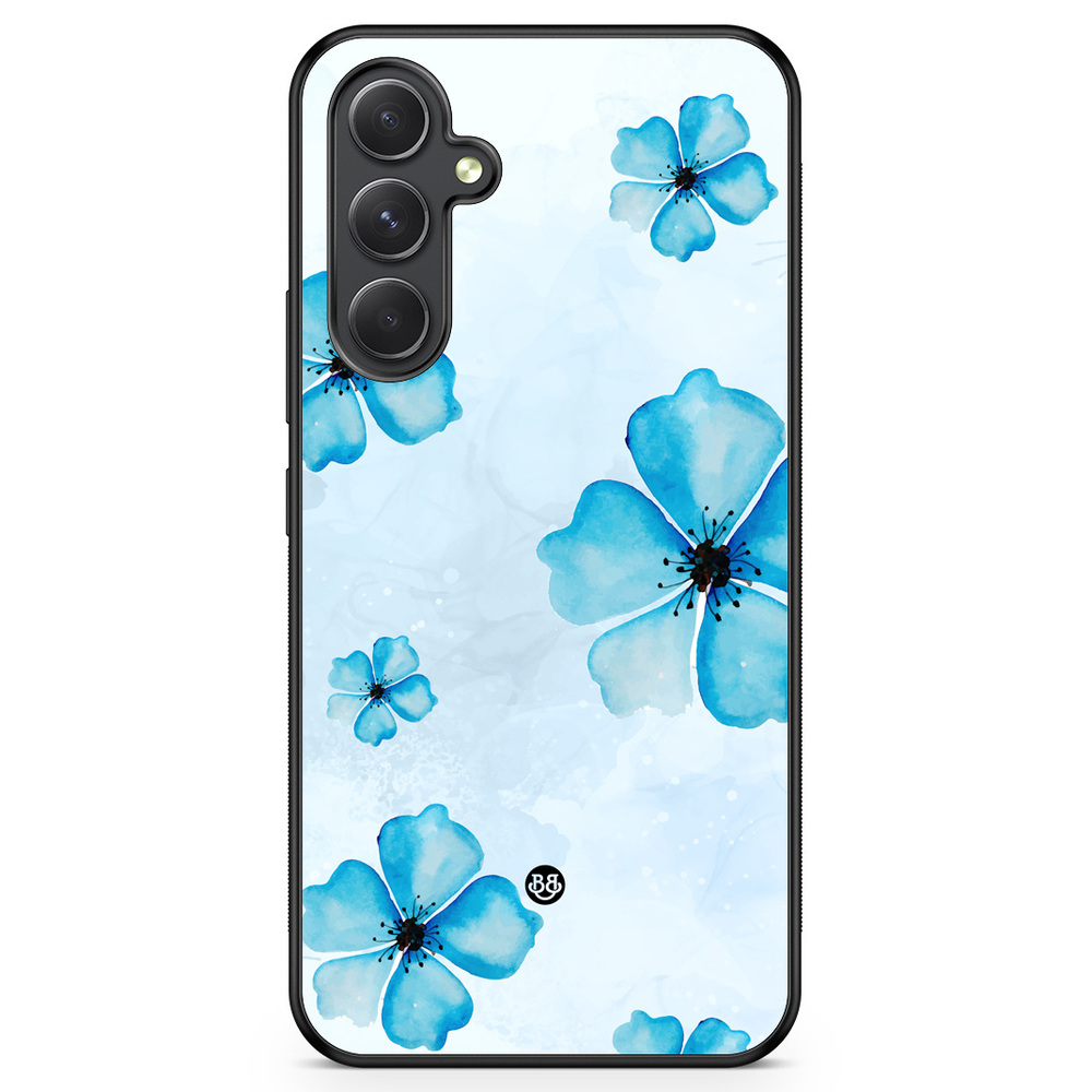 Samsung Galaxy A54 5G Case - WILD BLOOM - Blue Bloom