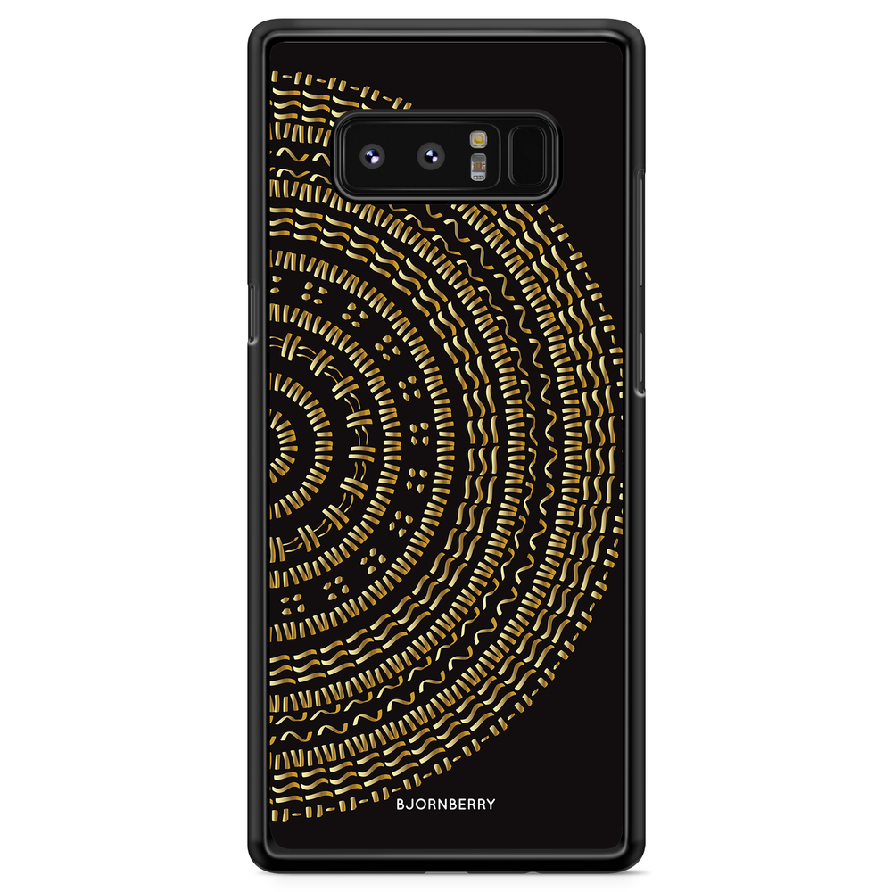 Samsung Galaxy Note 8 Case - Mandala Gold/Black