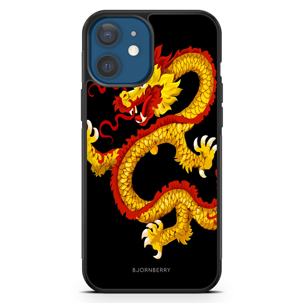 iPhone 12 Mini Case - Yellow Dragon