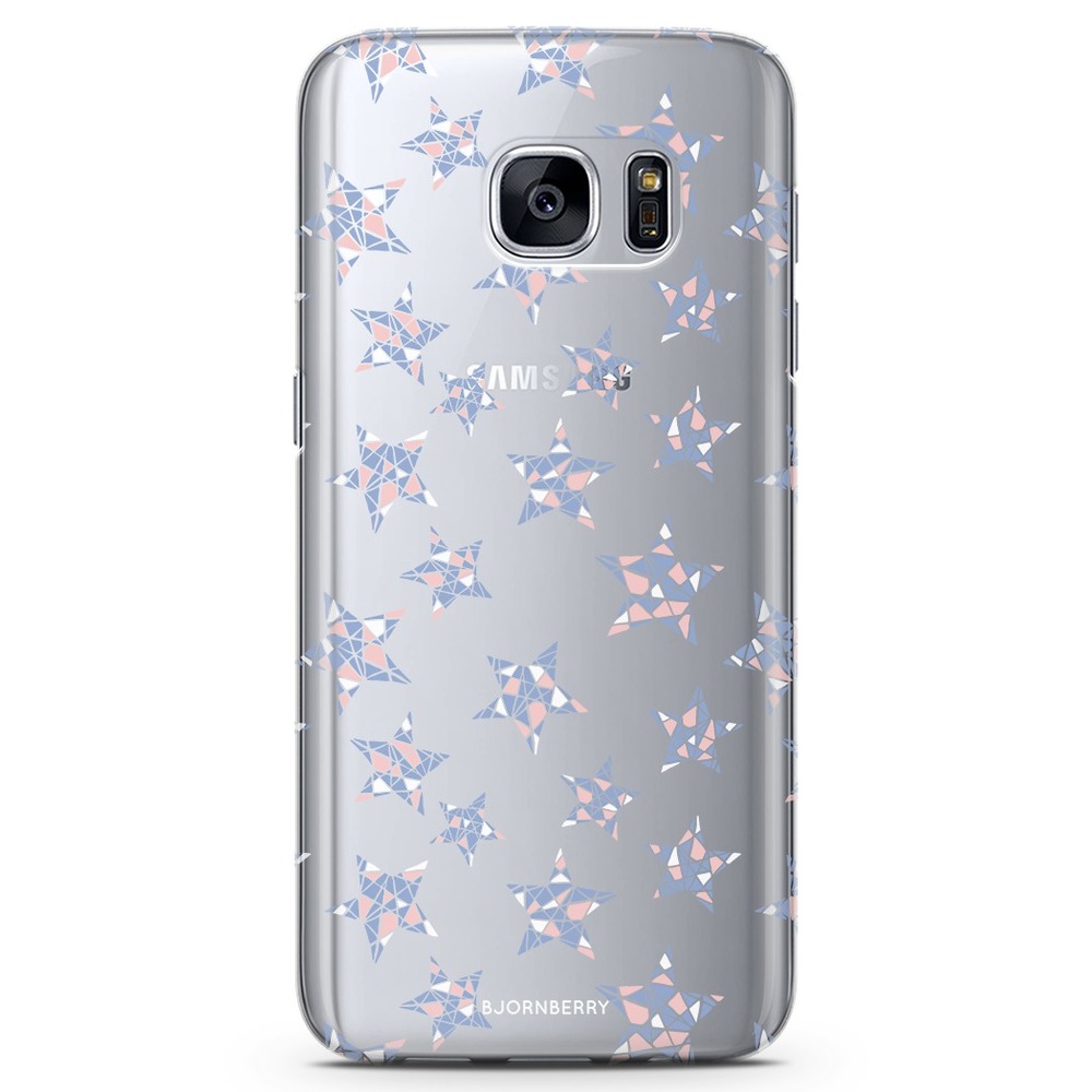 Samsung Galaxy S7 TPU Case - Rose Quartz Stars