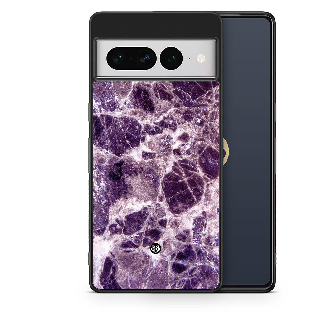 Google Pixel 7 Pro Case - Purple Marble