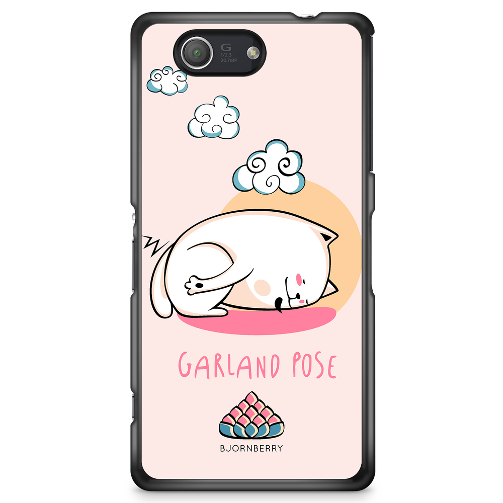 Sony Xperia Z3 Compact Case - Yoga Cat Garland