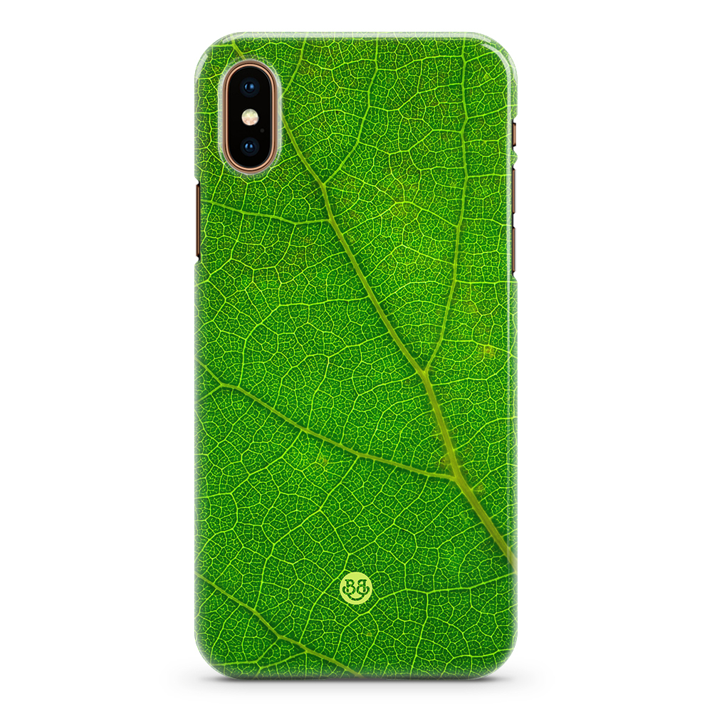 iPhone XS Max Premium Case - Green Leaf