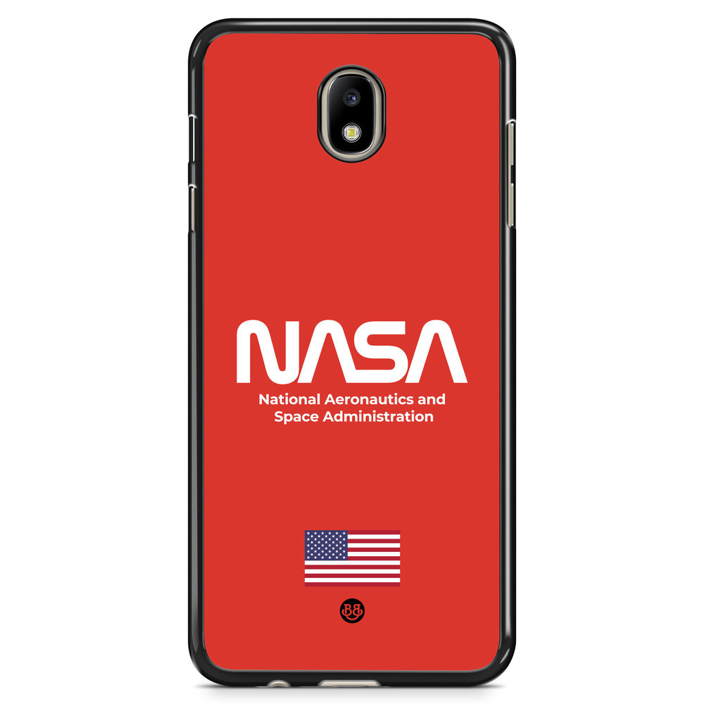 Samsung Galaxy J7 (2017) Case - NASA Worm Red