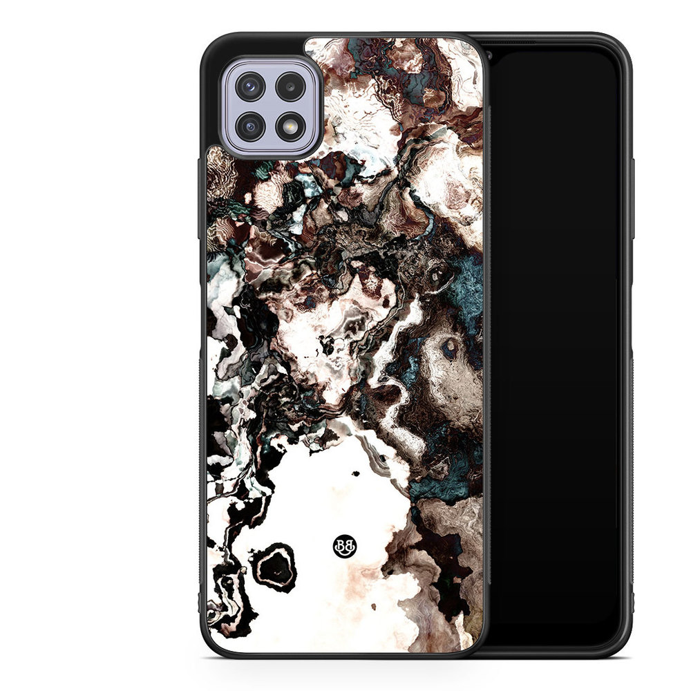 Samsung Galaxy A22 4G Case - Marble Brown