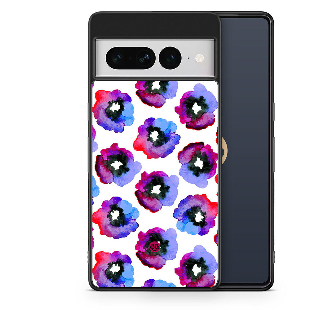 Google Pixel 7 Pro Case - Violet Flowers