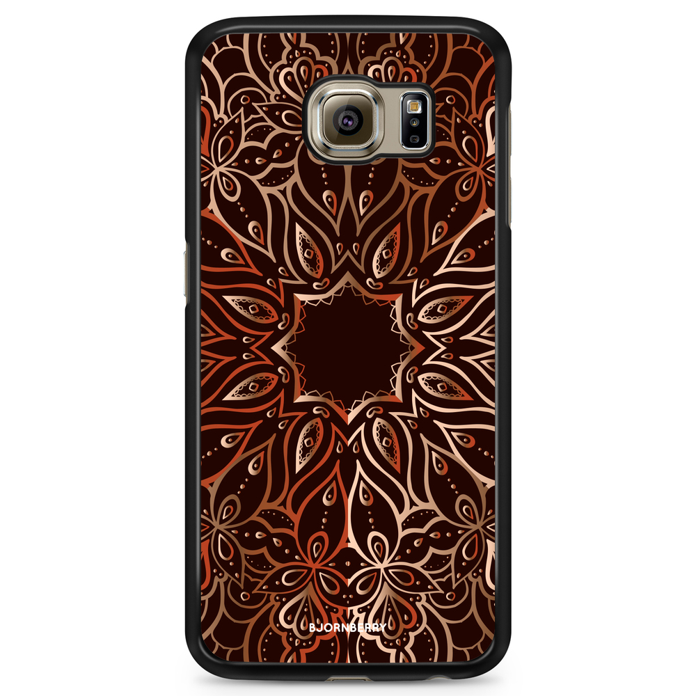 Samsung Galaxy S6 Edge Case - Bronze Mandala