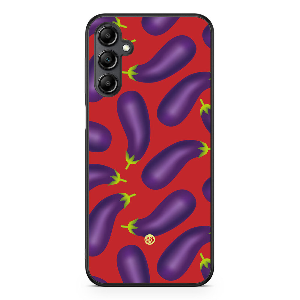 Samsung Galaxy A14 4G/5G Case - Eggplant Pattern