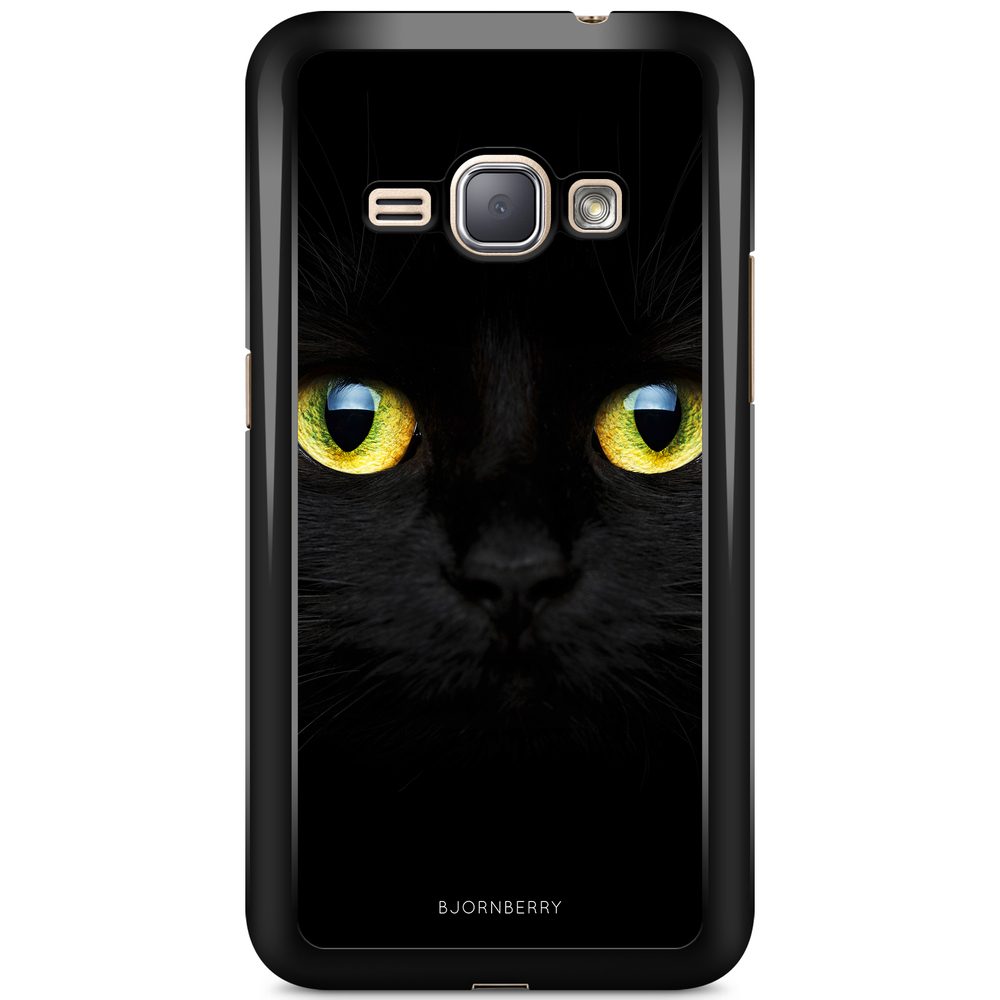 Samsung Galaxy J1 (2016) Case - Black Cat Close Up