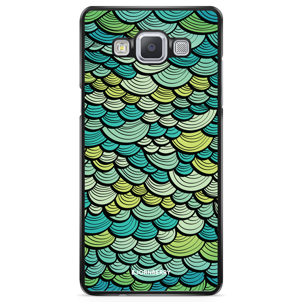 Samsung Galaxy A5 (2015) Skal - Grön Sjöjungfrufjäll