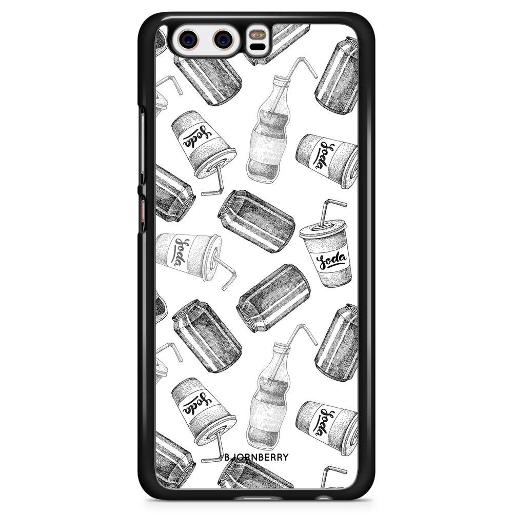 Huawei P10 Plus Case - Soda Black & White