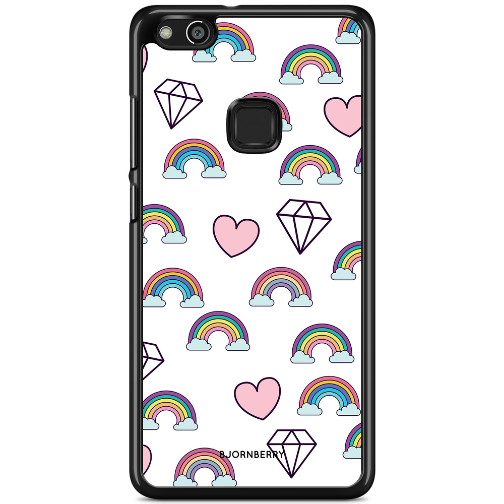 Huawei P10 Lite Case - Rainbows & Diamonds