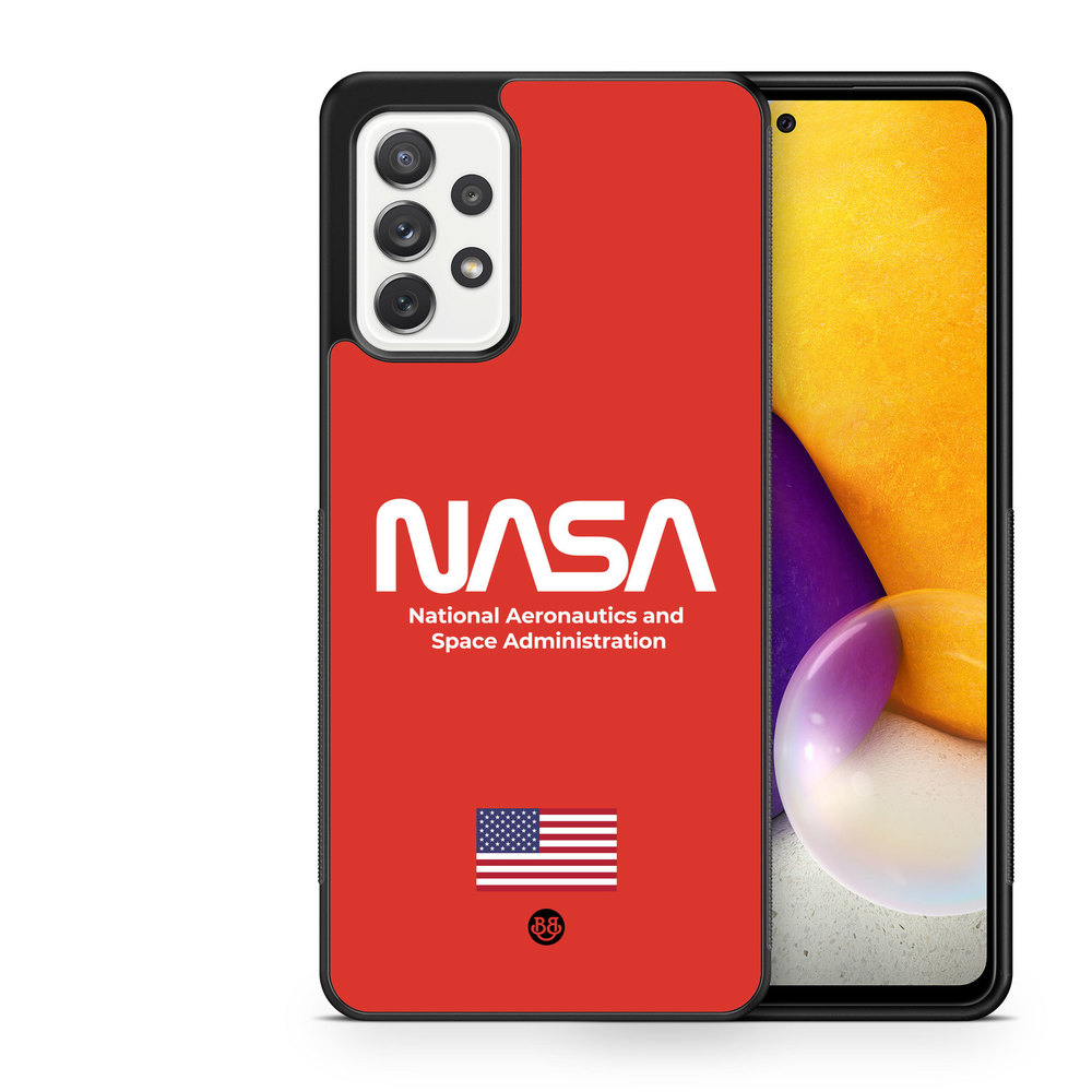 Samsung Galaxy A52/A52s 5G Case - NASA Worm Red