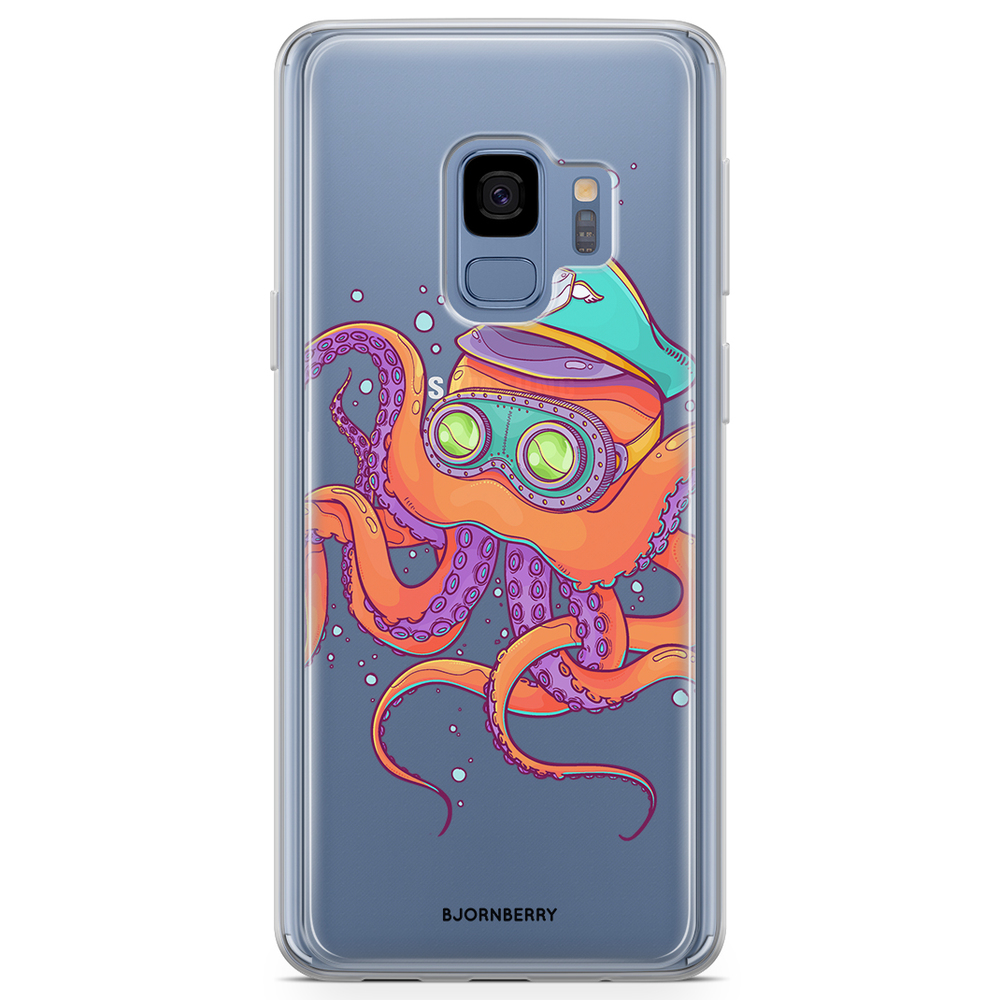 Samsung Galaxy S9 Fashion Case - Captain Octopus