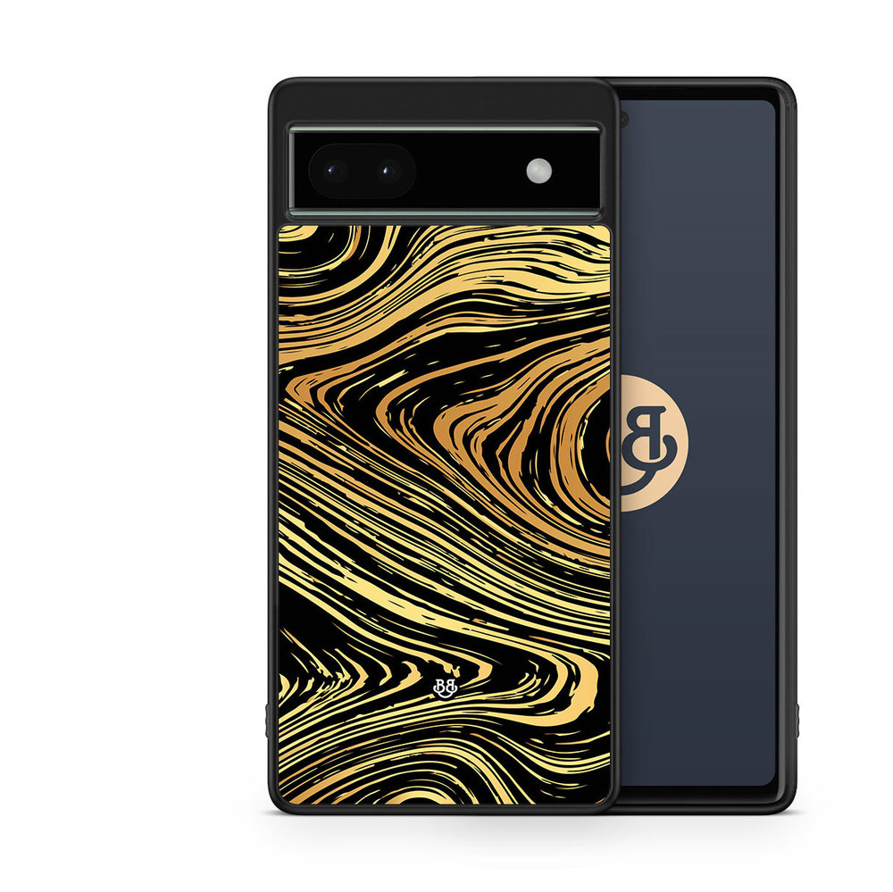 Google Pixel 6a Case - Gold Marble
