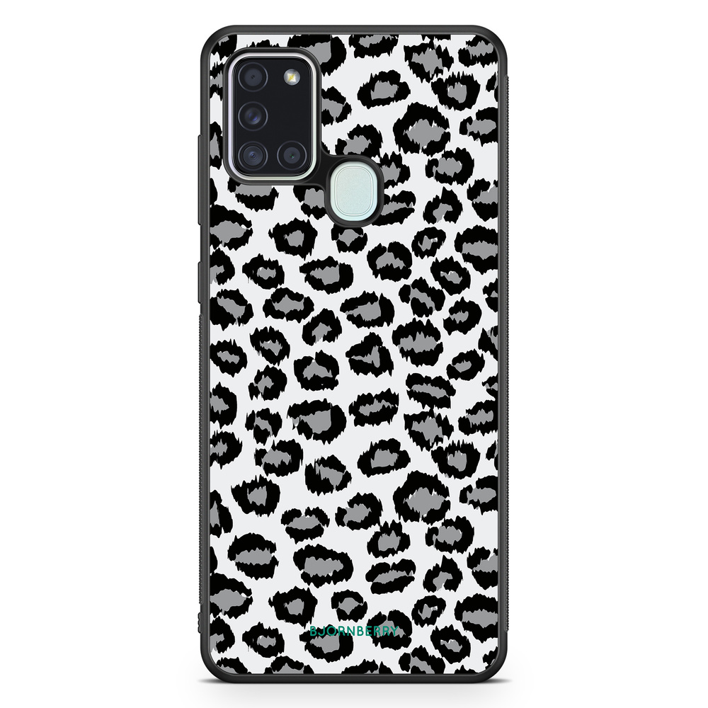 Samsung Galaxy A21s Case - Gray Leopard