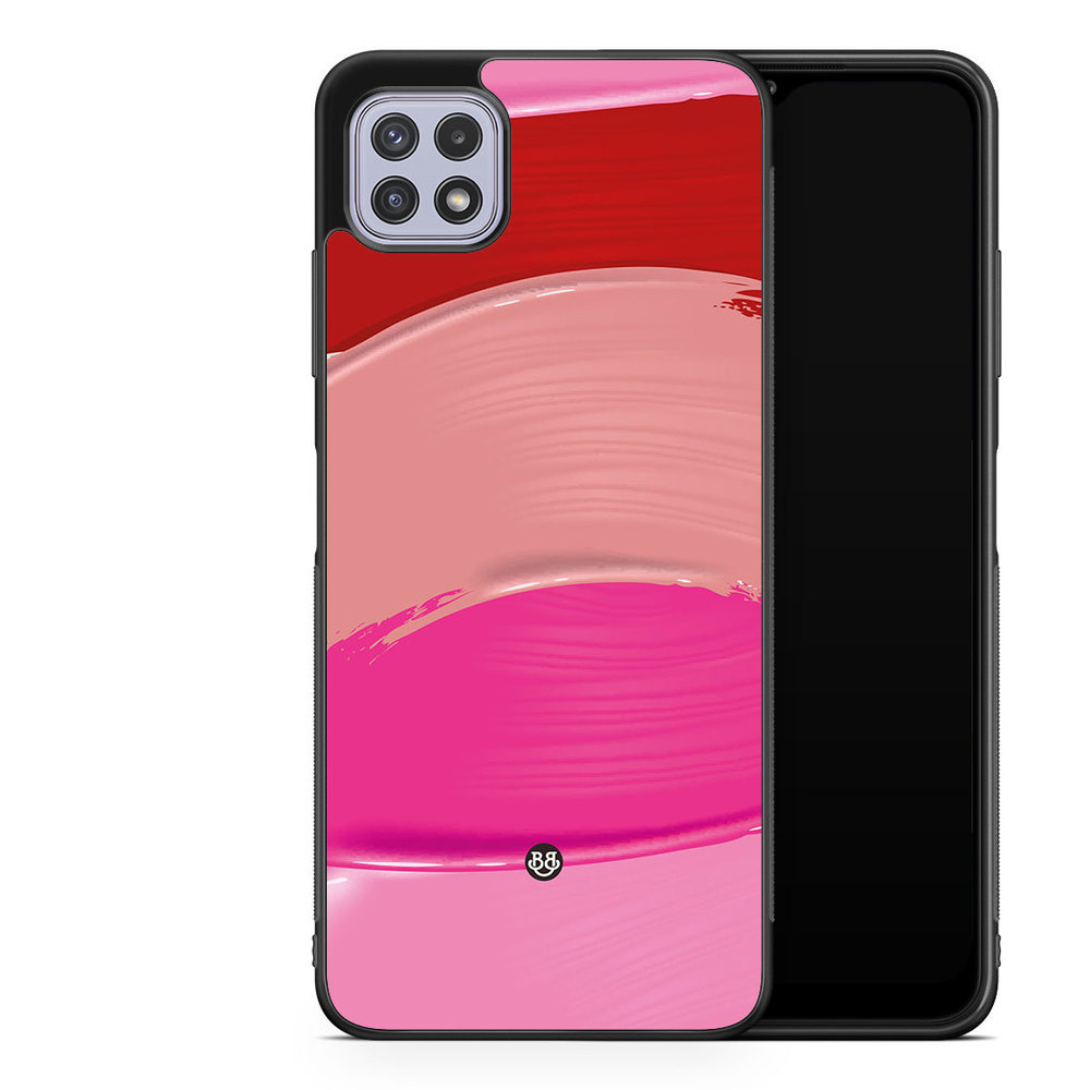 Samsung Galaxy A22 4G Case - Lipstick Smears