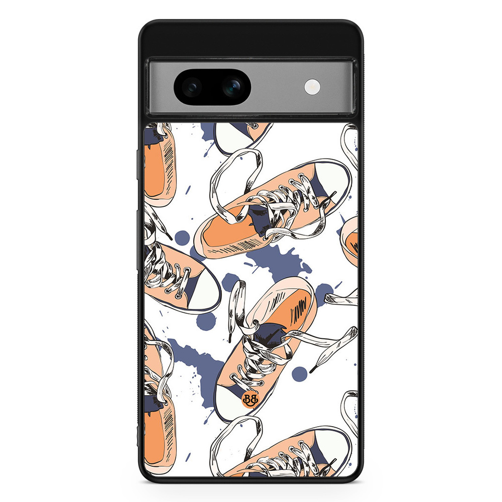 Google Pixel 7a Case - Shoes Pattern