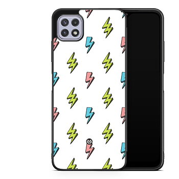 Samsung Galaxy A22 4G Case - Lightning Bolts