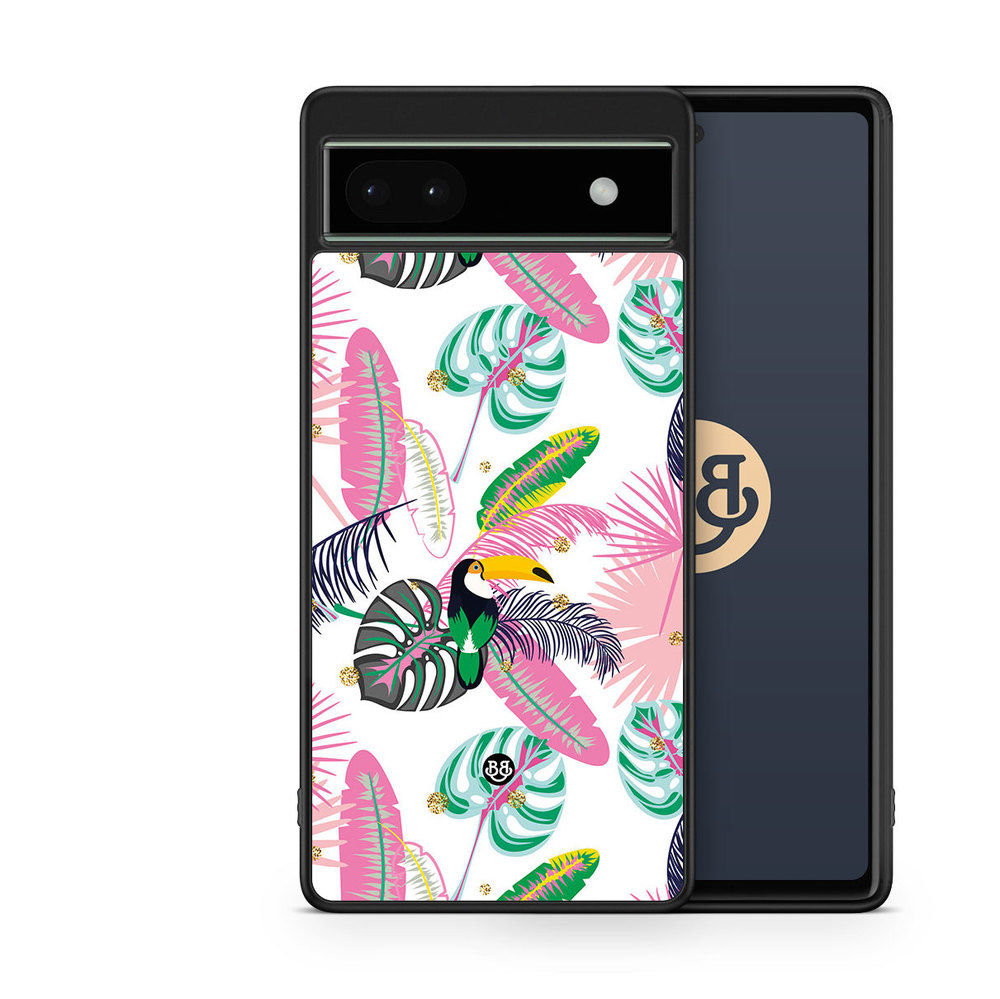 Google Pixel 6a Case - Tropical Pattern