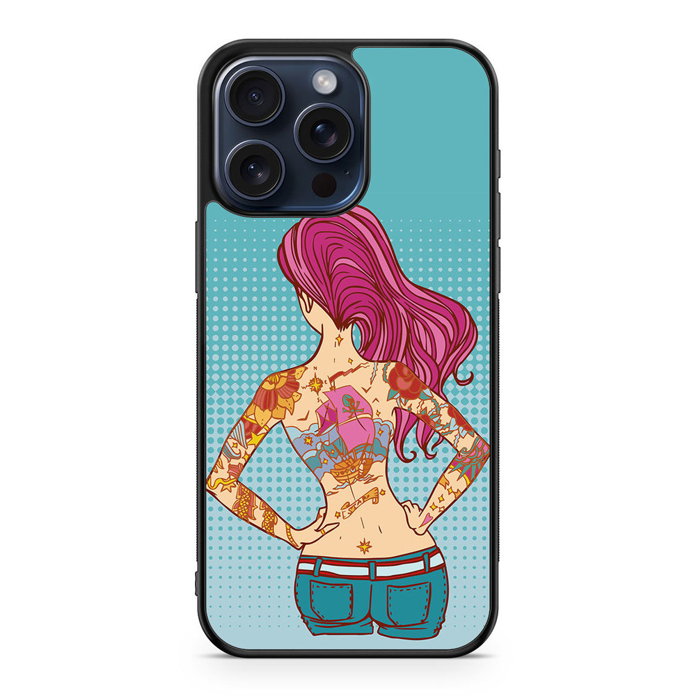 iPhone 15 Pro Max Case - Tattooed Girl - BJORNBERRY