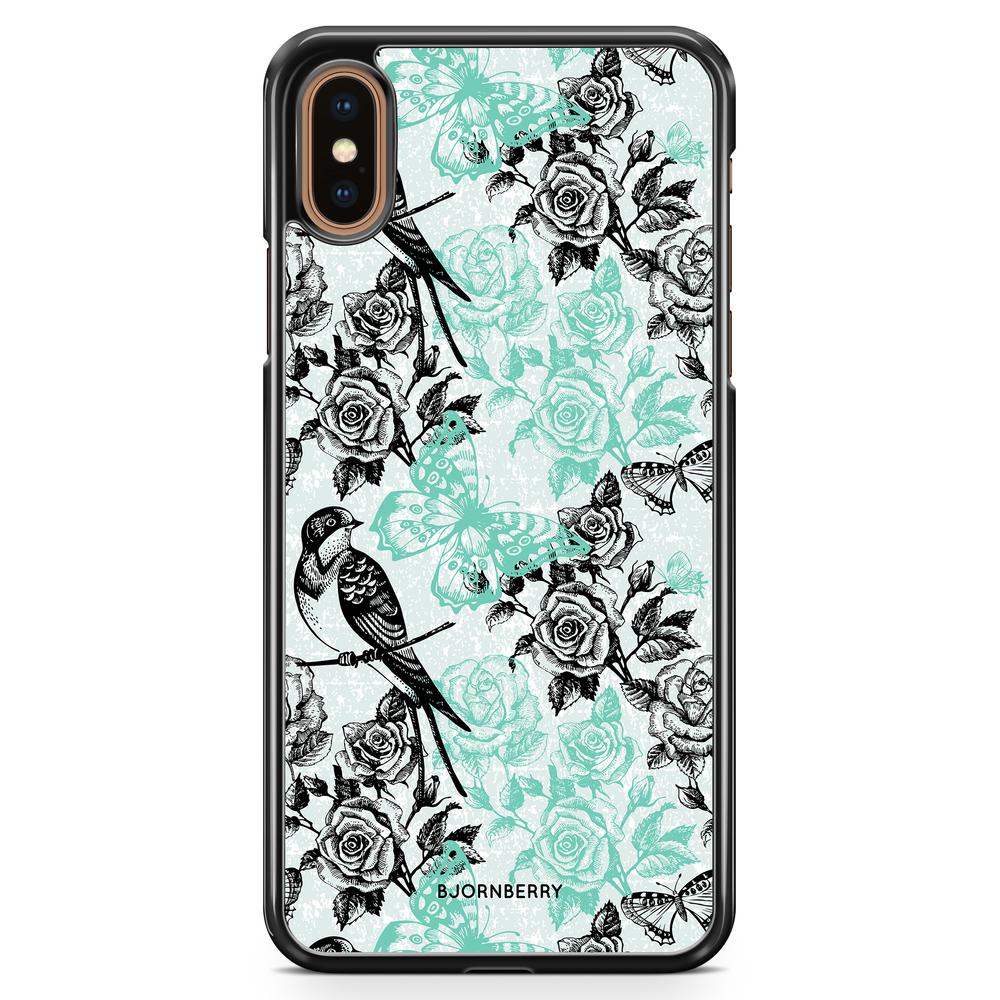 iPhone XS Max Case - Birds & Roses