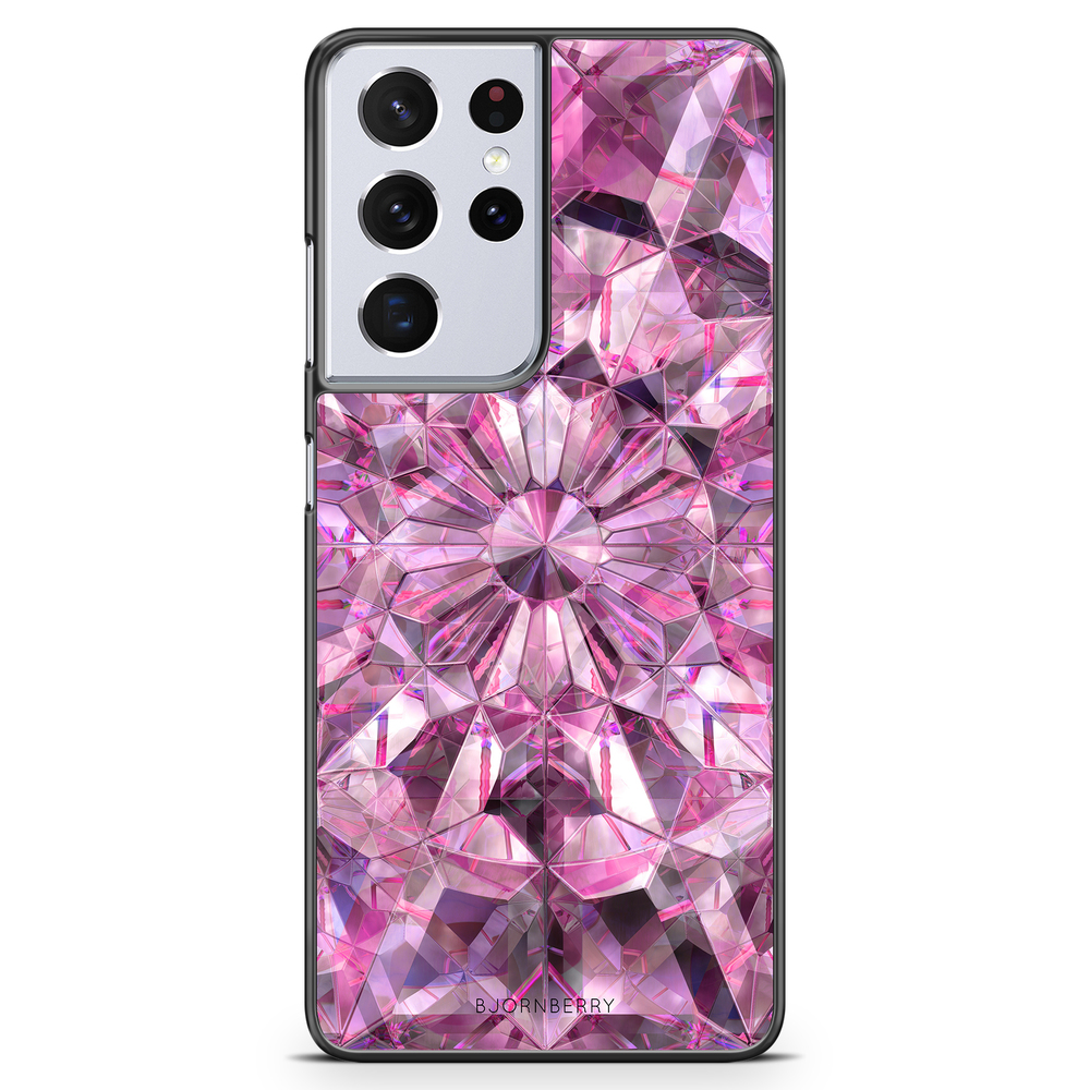 Samsung Galaxy S21 Ultra Case - Pink Crystals